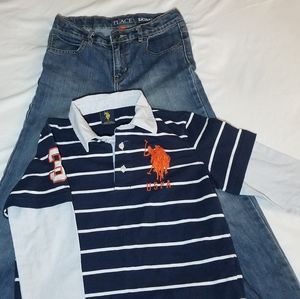children's place jeans and shirt